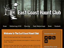 Tablet Screenshot of hauntclub.net